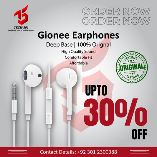 Gionee Handsfree (Original) For Smart Phone -PC-Laptops